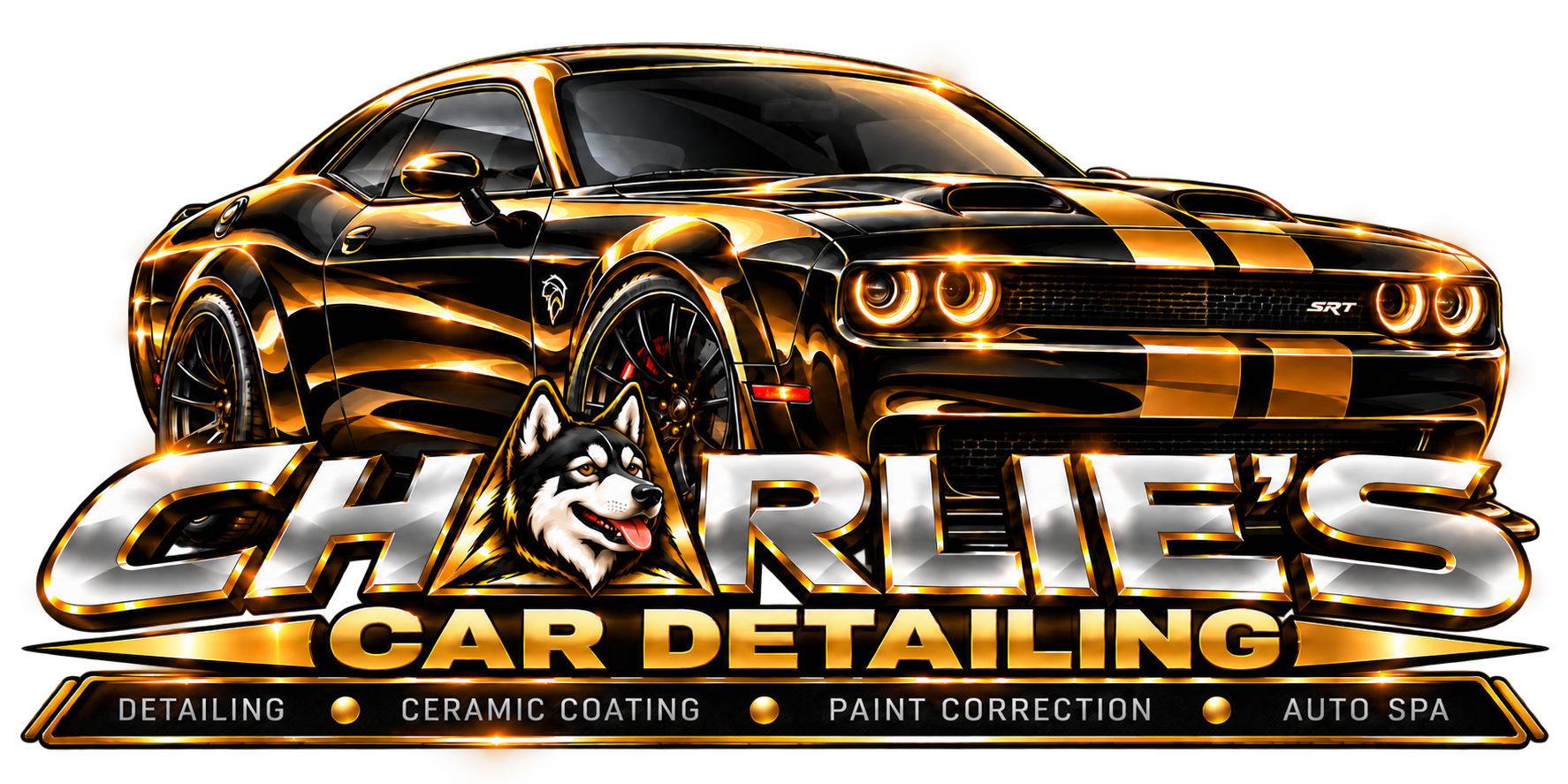 Charlie's Detail Co. graphic logo